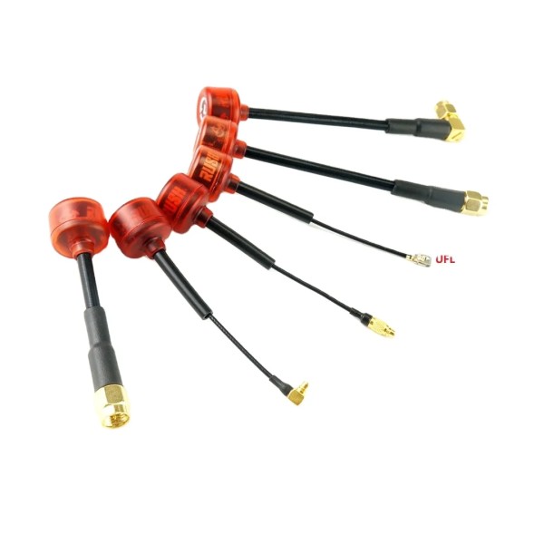Hot Sales RUSHFPV Cherry 5.8G Left/Right Spectacle Screen Mapping Transmitter and Receiver Antennas for Racing Drone FPV